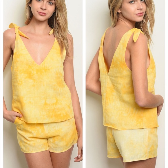 Blue Tie Dye Short Set - Picture 3 of 7